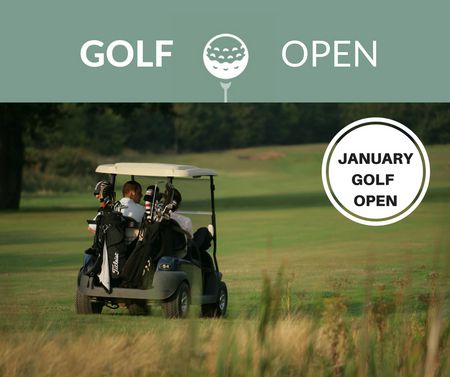 January Golf Open Cover