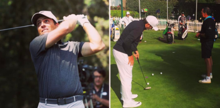 Golf post media