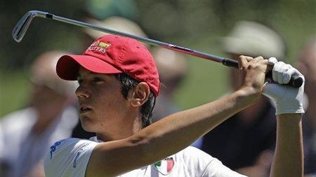 Augusta national golf club matteo manassero checkin picture