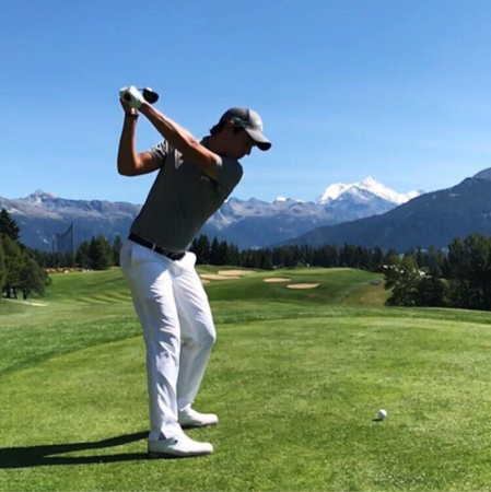 Golf club crans sur sierre matteo manassero checkin picture