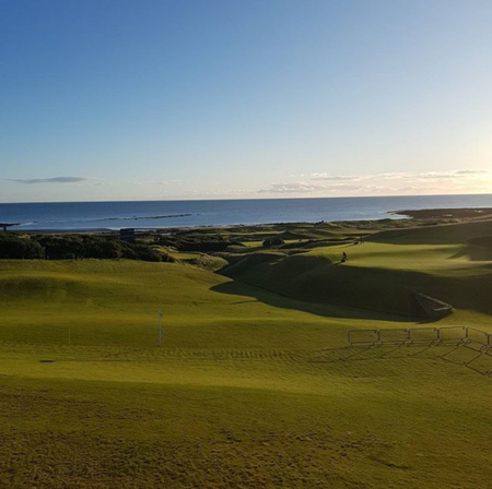 Kingsbarns golf links joel stalter checkin picture