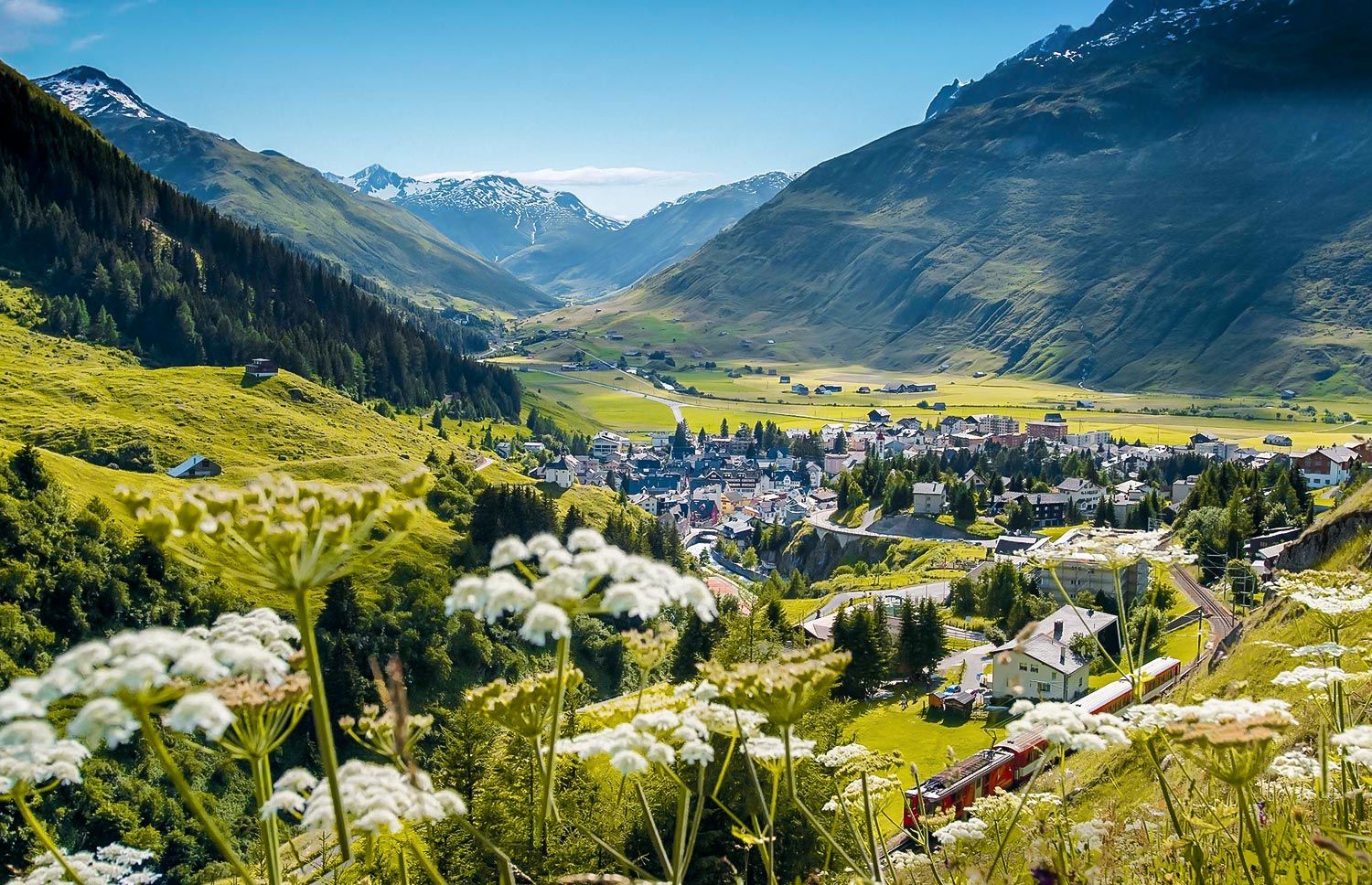 Andermatt Golf Region, Switzerland} Cover Picture