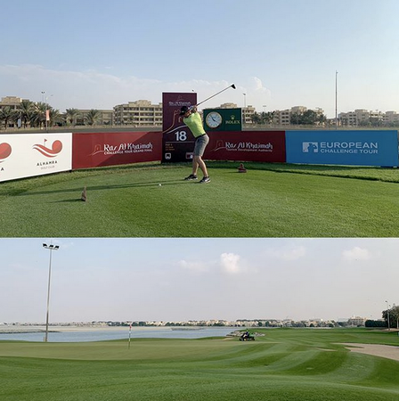 Golf post media