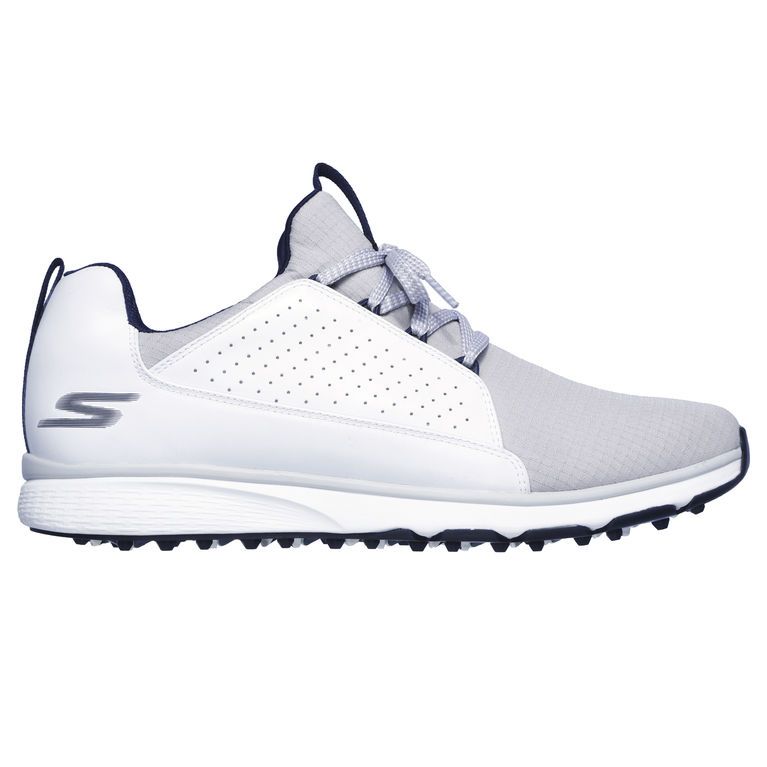 Shoes GO GOLF Mojo Elite Men's Golf Shoe - White/Grey Skechers Picture