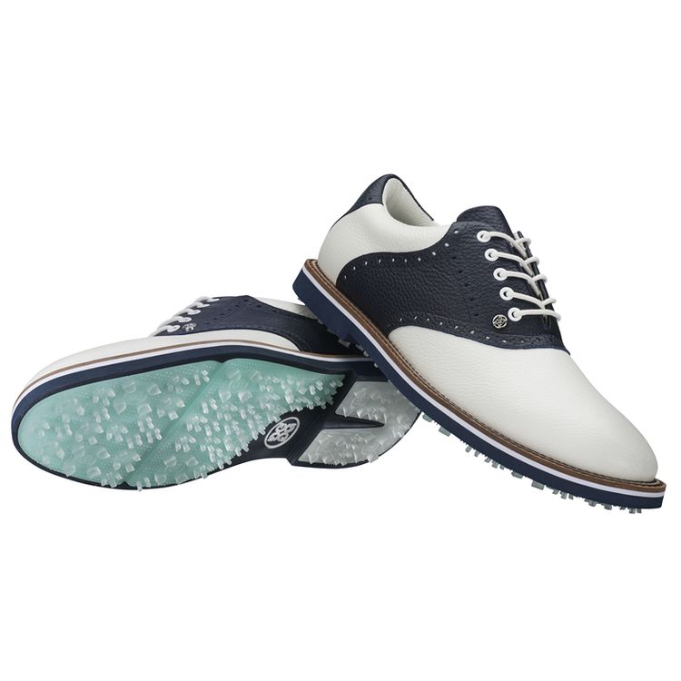 G/FORE Saddle Gallivanter Men's Golf Shoe - White/Navy | Shoes | G/FORE ...