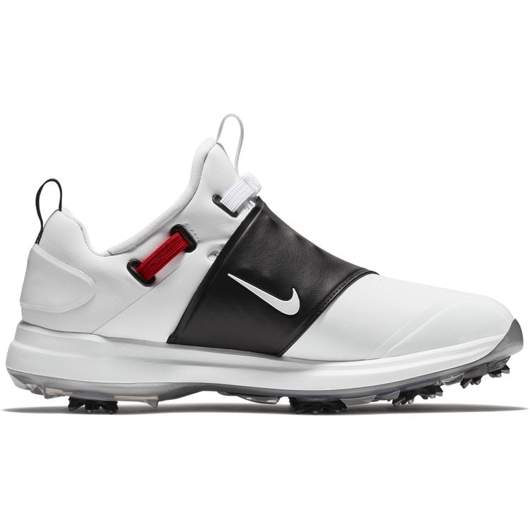 black and white nike golf shoes