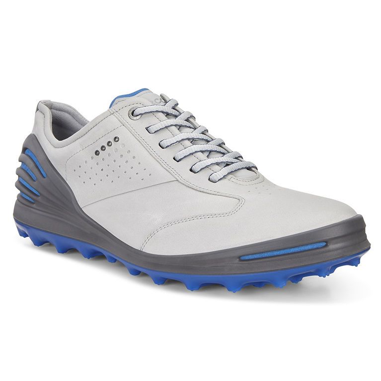 Shoes ECCO Cage Pro Men's Golf Shoe - Grey/Blue ECCO Picture