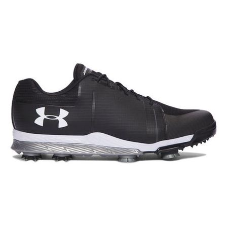 Shoes Under Armour Tempo Sport Men's Golf Shoe - Black/White Under Armour Picture