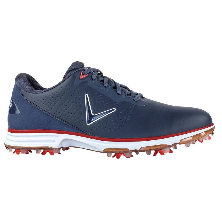 Shoes Coronado Men's Golf Shoe - Navy/Red Callaway Golf Picture
