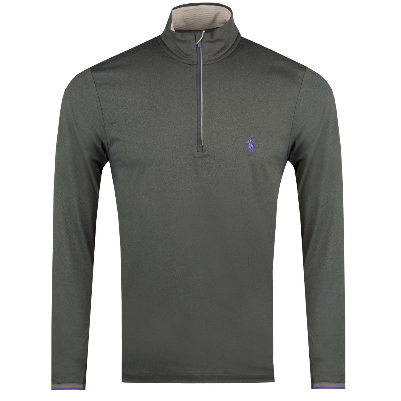 Hoodie Half Zip Peached Jersey Avery Heather - AW18 Polo Ralph Lauren Picture