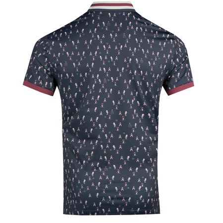 Polo Pete's Skyes Up Printed Polo Black Iris - AW18 Original Penguin Picture