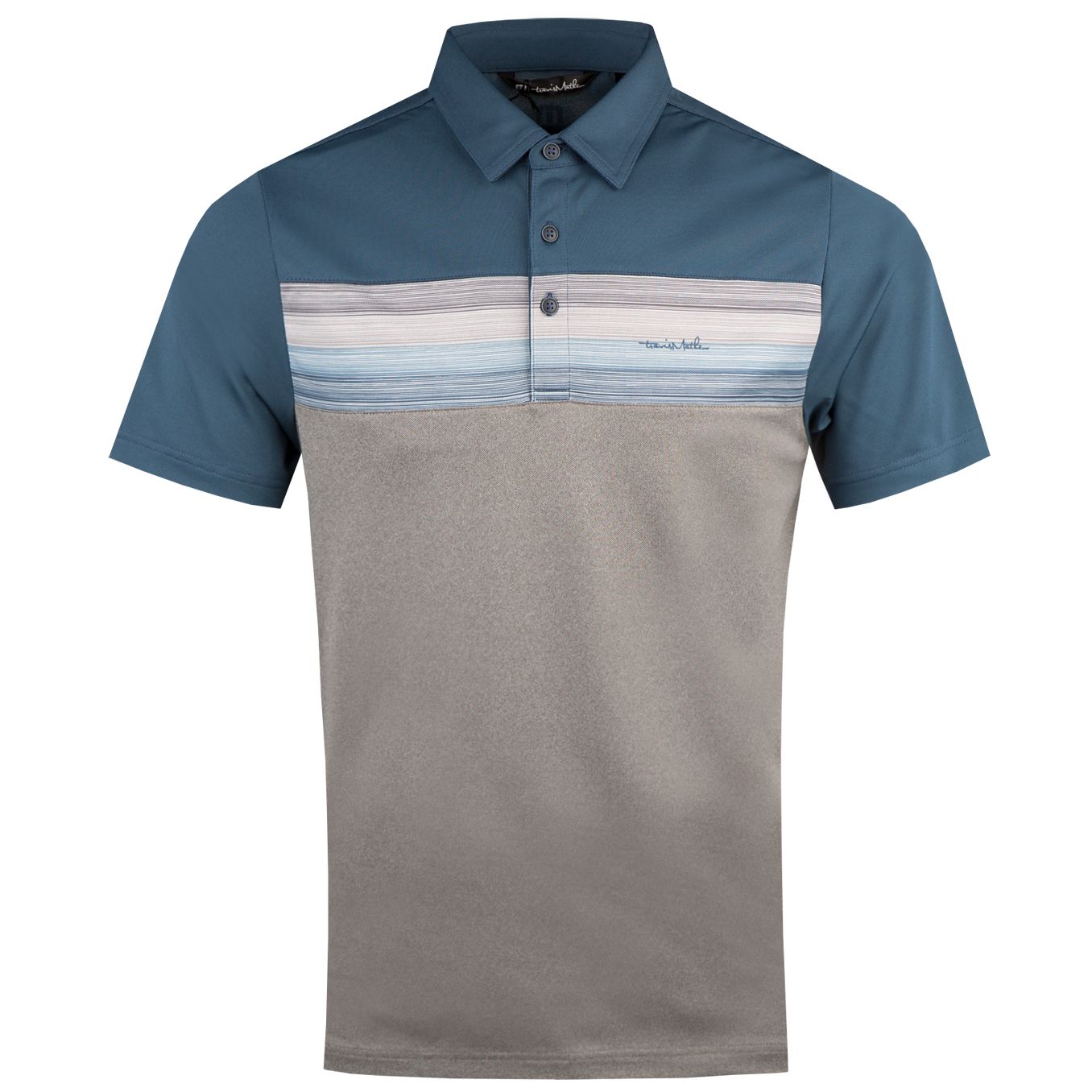 Polo The Hiccup Blue Wing Teal - AW18 TravisMathew Picture