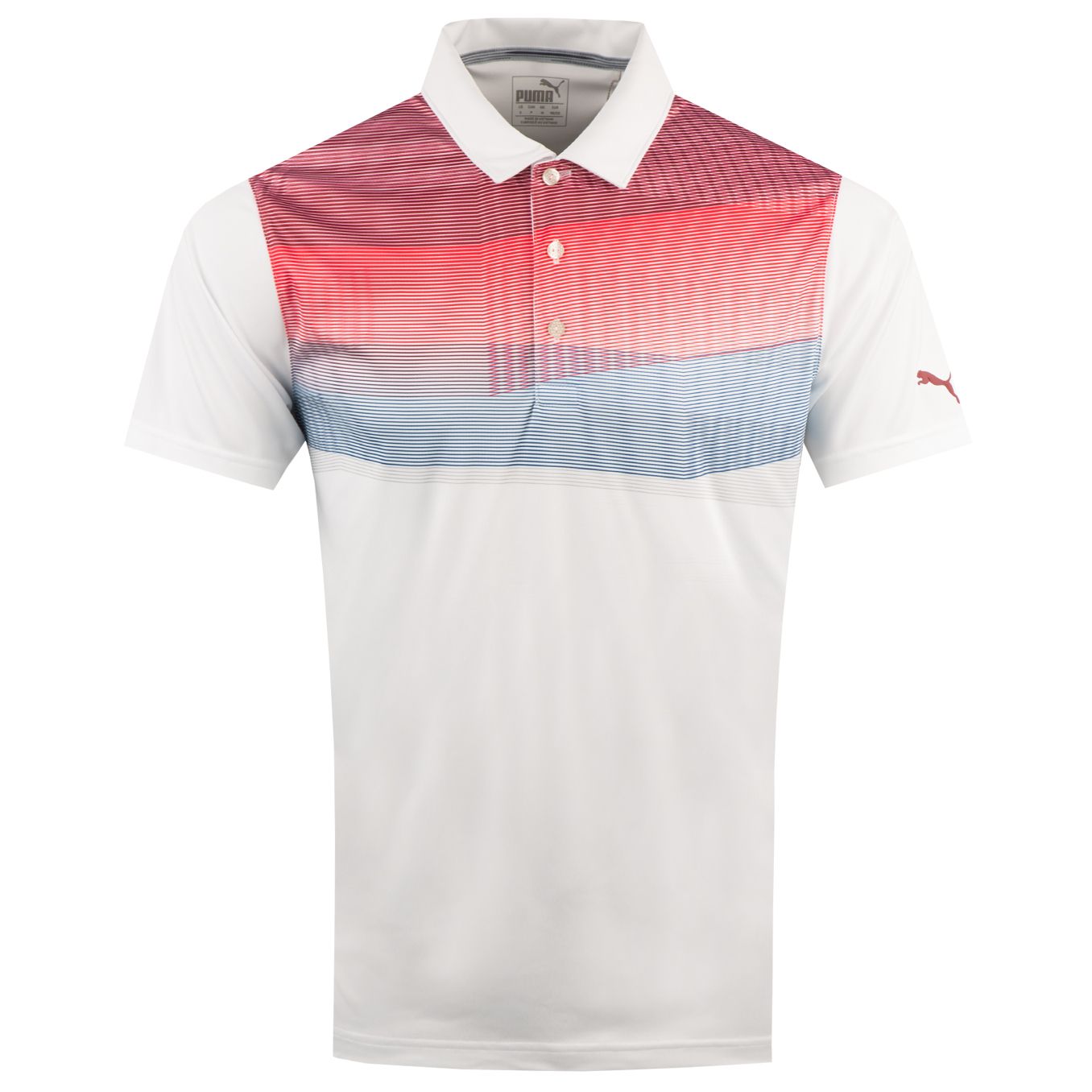 Polo PWRCOOL Refraction Polo Pomegranate - AW18 Puma Golf Picture
