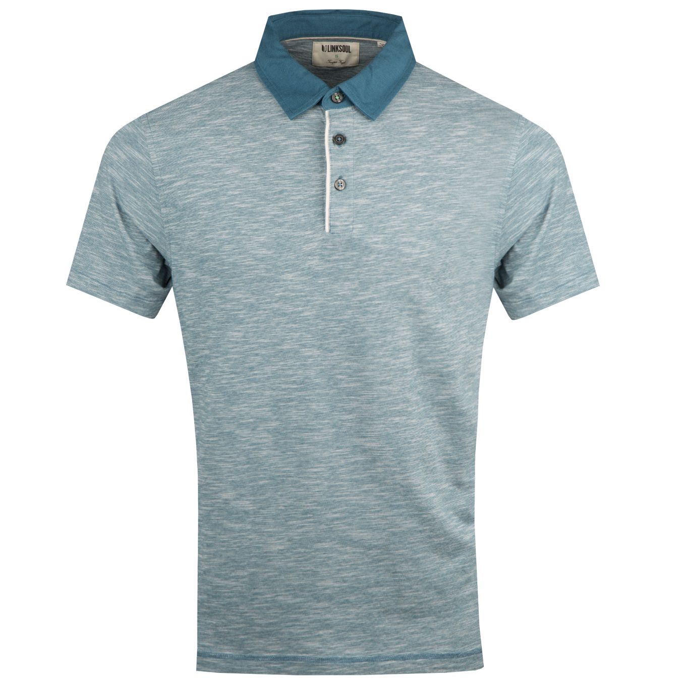 Polo Cotton Slub Polo Feeder Stripe Cove - AW18 Linksoul Picture