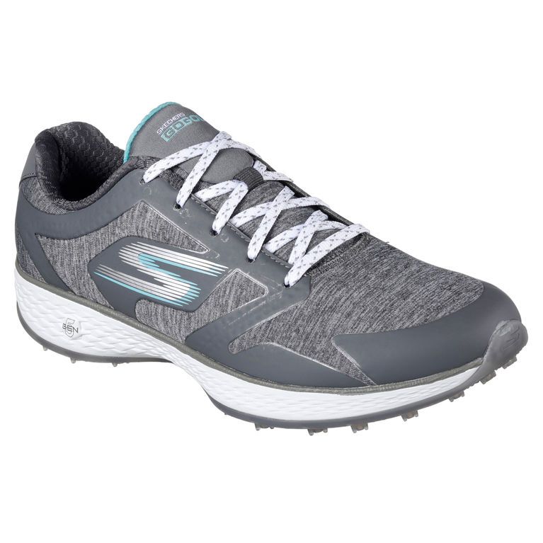 Shoes Skechers GO GOLF Birdie Famed Women's Golf Shoe - Grey/Blue Skechers Picture