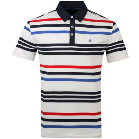 Polo The 78 Stripe Polo Bright White Original Penguin Picture