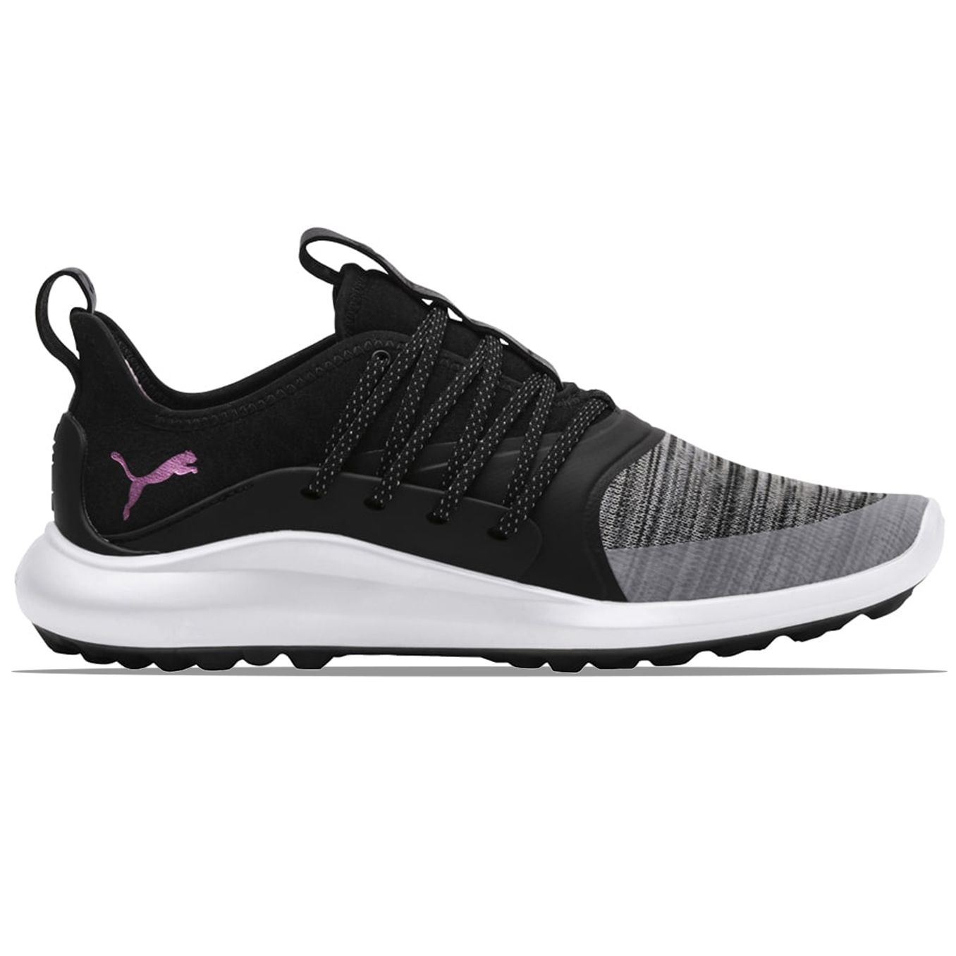 Shoes Womens Ignite NXT Solelace Puma Black/Metallic Pink - SS19 Puma Golf Picture