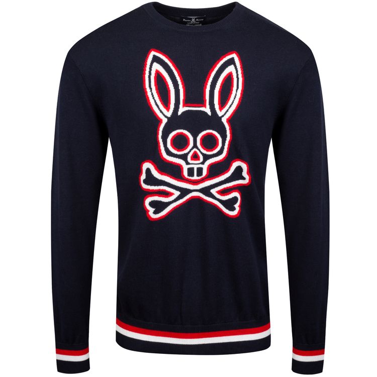 Furley Sweatshirt Navy - AW19 | Hoodie | Psycho Bunny | All Square Golf