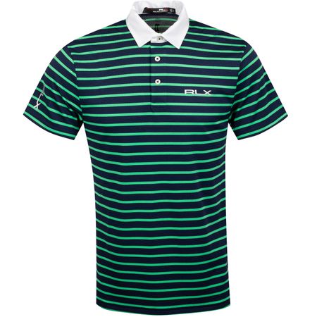 Polo Pro Fit Stripe Tech Pique Polo Classic Kelly/French Navy - AW19 Polo Ralph Lauren Picture