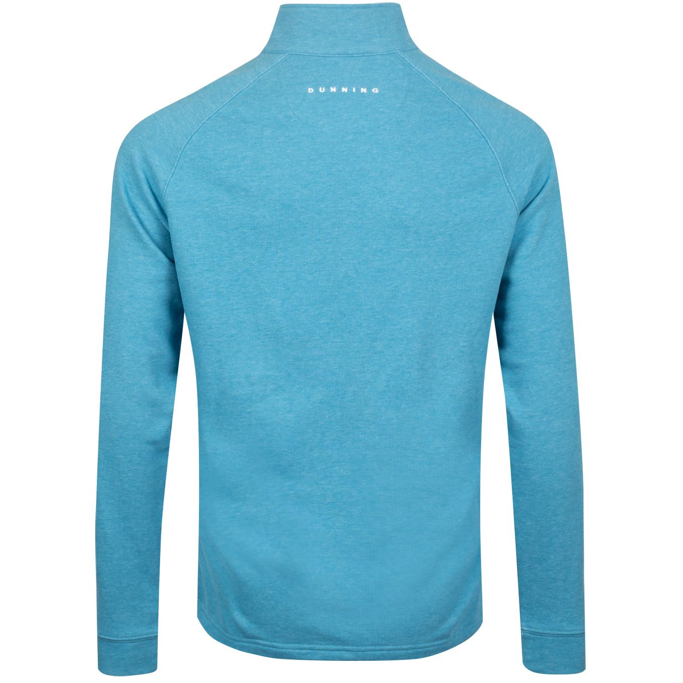 Hoodie Natural Hand Quarter Zip Heron Heather - AW19 Dunning Picture