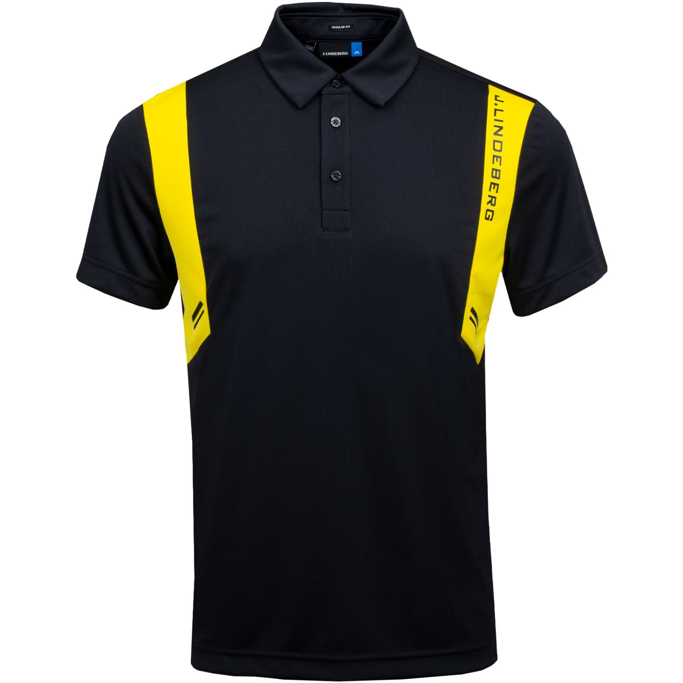Polo Aaron Regular TX Jersey Black - AW19 J.Lindeberg Picture