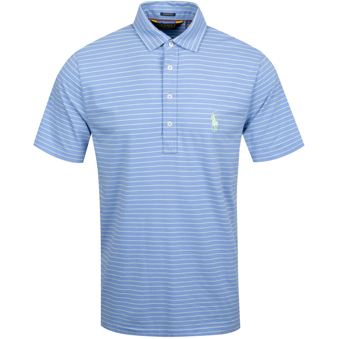 Polo YD Vintage Lisle Polo Blue Mist/Spring Leaf - AW19 Polo Ralph Lauren Picture