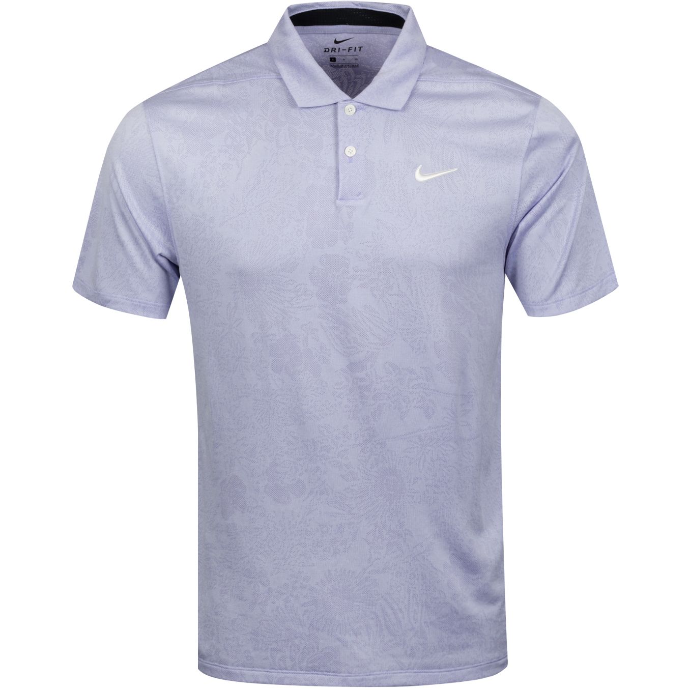 Polo Breathe Vapor Jacquard Print Polo Oxygen Purple Nike Golf Picture