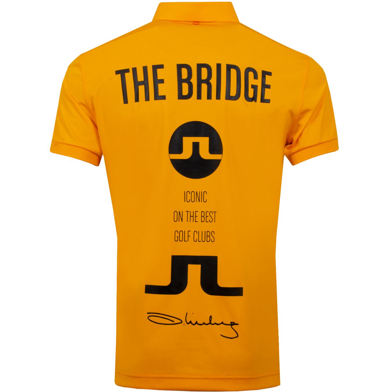 Polo Iconic Tour Tech Slim Fit Warm Orange - SS19 J.Lindeberg Picture