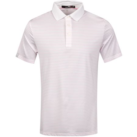 Polo Lightweight Airflow Stripe White/Pink Flamingo - SS19 Polo Ralph Lauren Picture