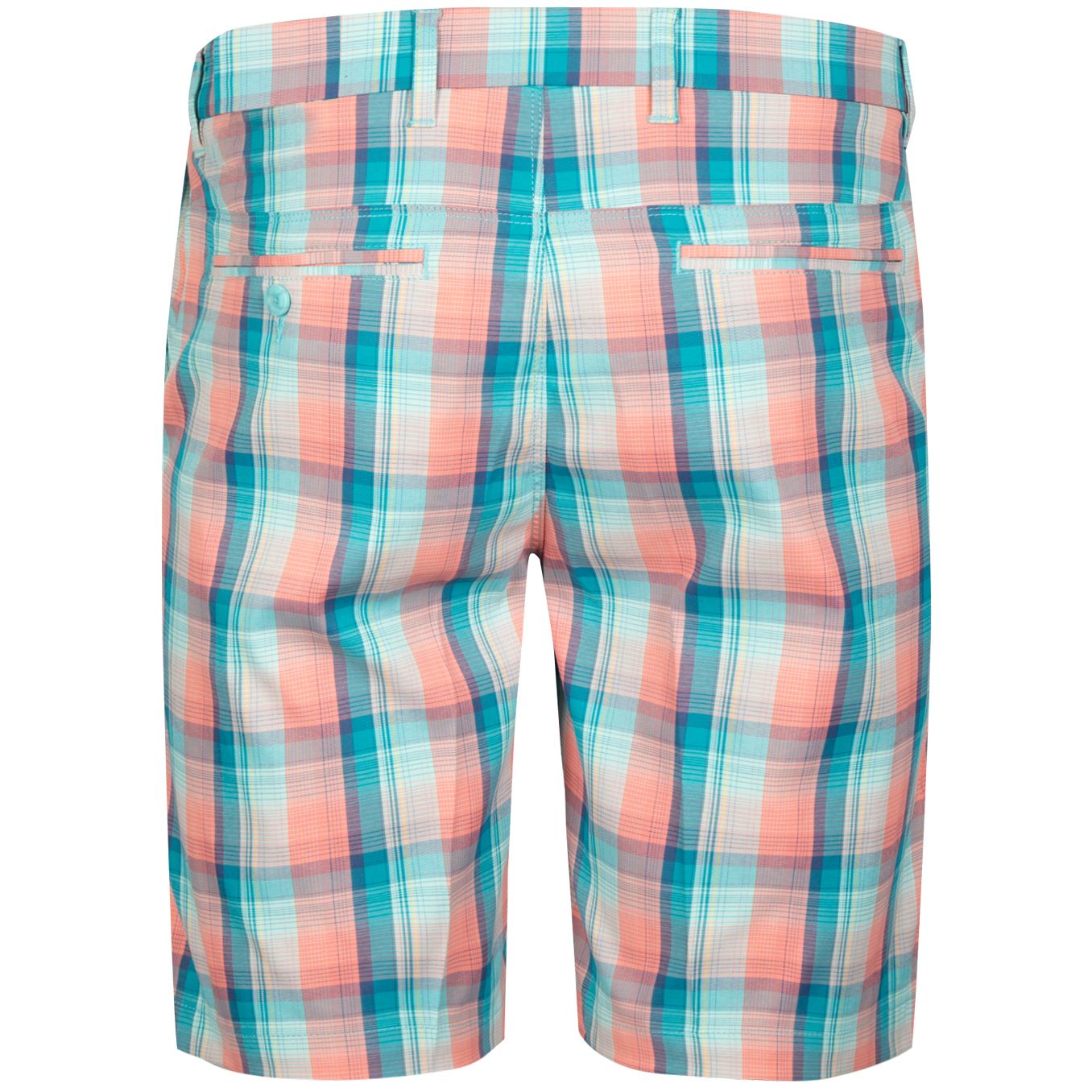 Shorts Party Plaid Short Tanager Turquoise - SS19 Original Penguin Picture