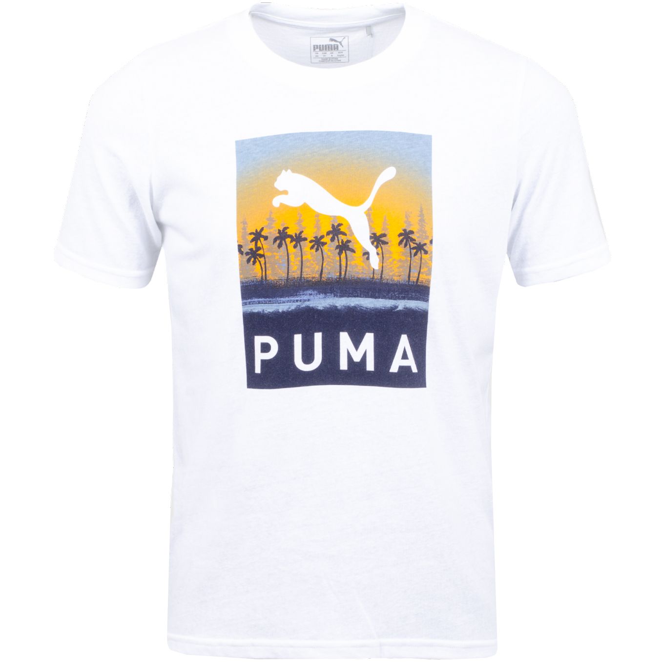 TShirt LE Tropics Tee Bright White - SS19 Puma Golf Picture