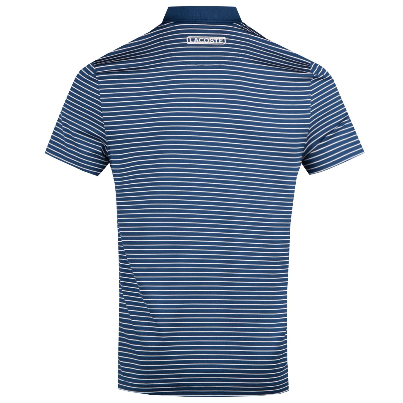 Polo Striped Polo Inkwell/White - AW18 Lacoste  Picture