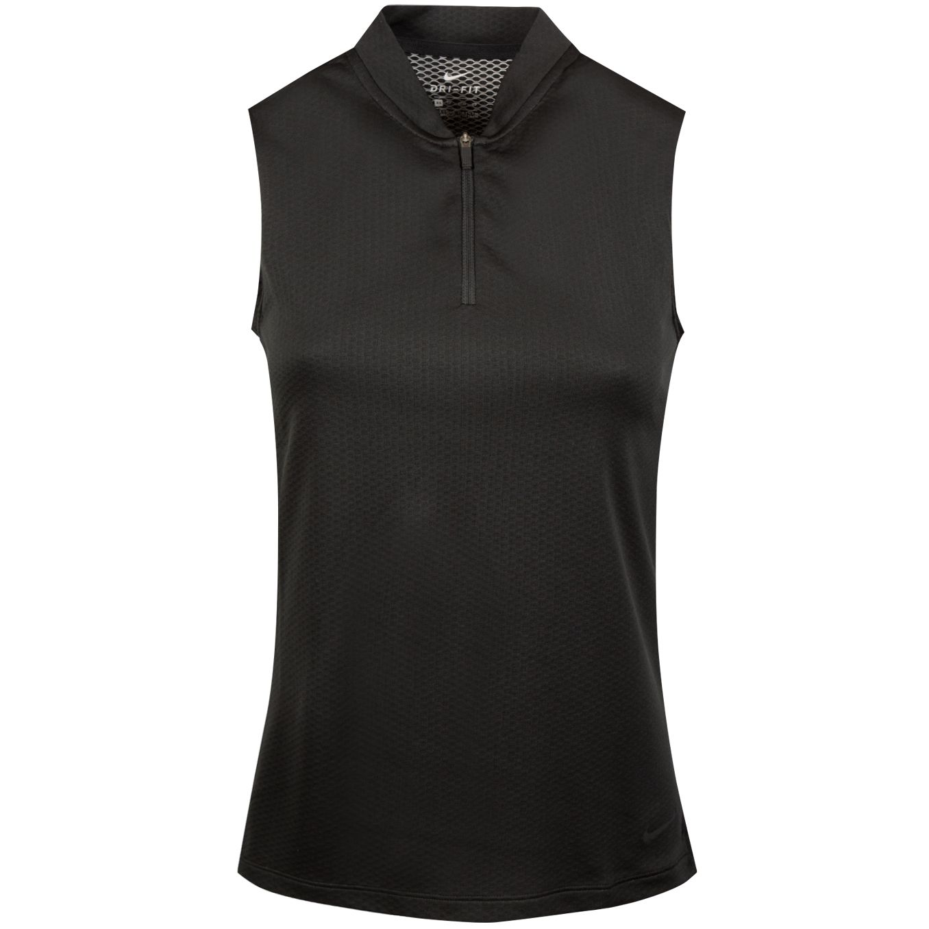 Polo Womens Dry Blade Sleeveless Polo Black - SS19 Nike Golf Picture