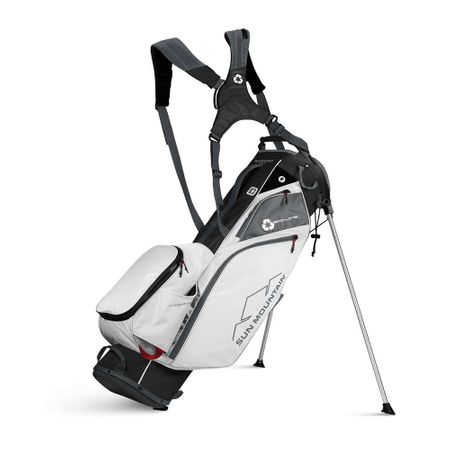 GolfBag Eco-lite Stand Bag - White/Gunmetal Sun Mountain Picture