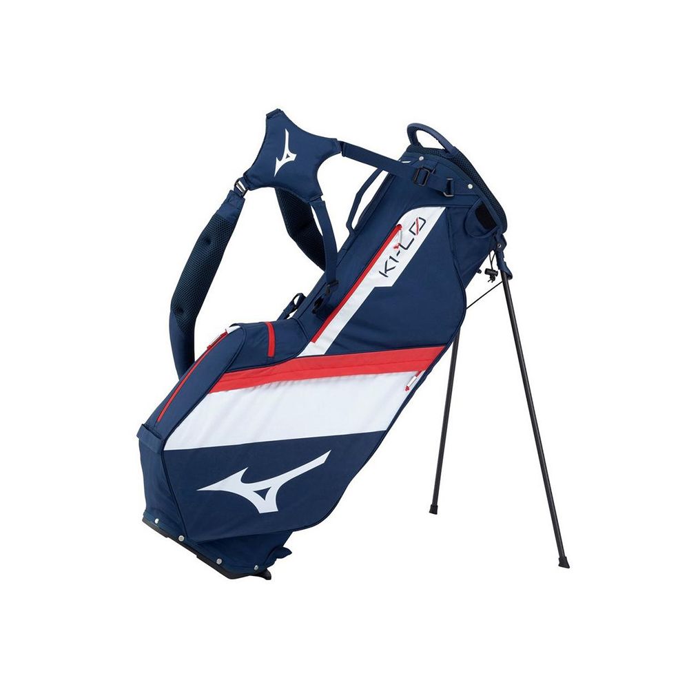 GolfBag K1-L0 Stand Bag - Navy/Red Mizuno Golf Picture