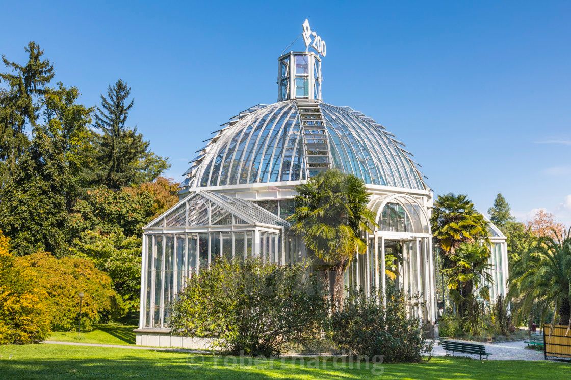 The Conservatory and Botanical Garden of the city of Geneva illustration