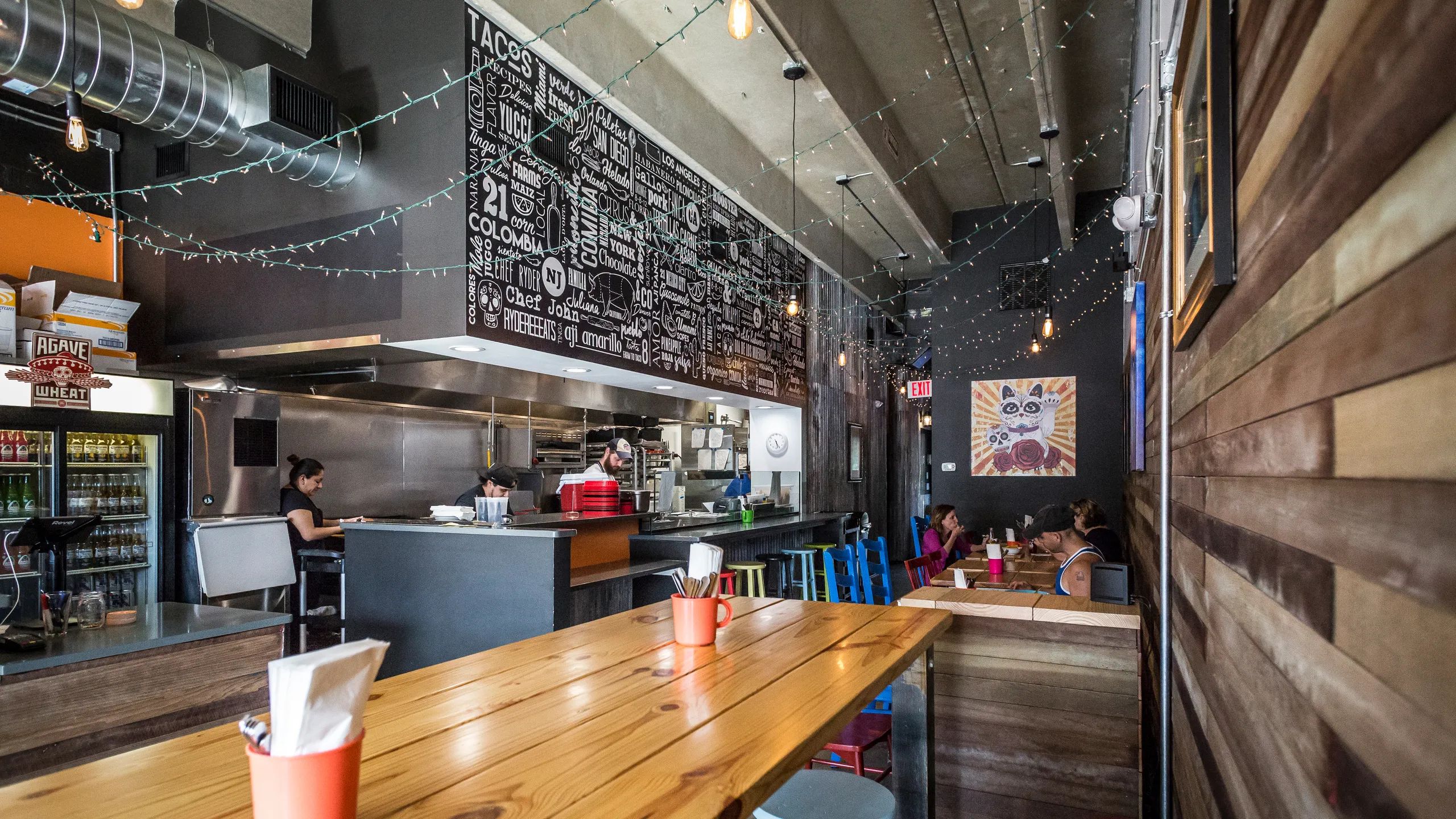 Black Rooster Taqueria illustration