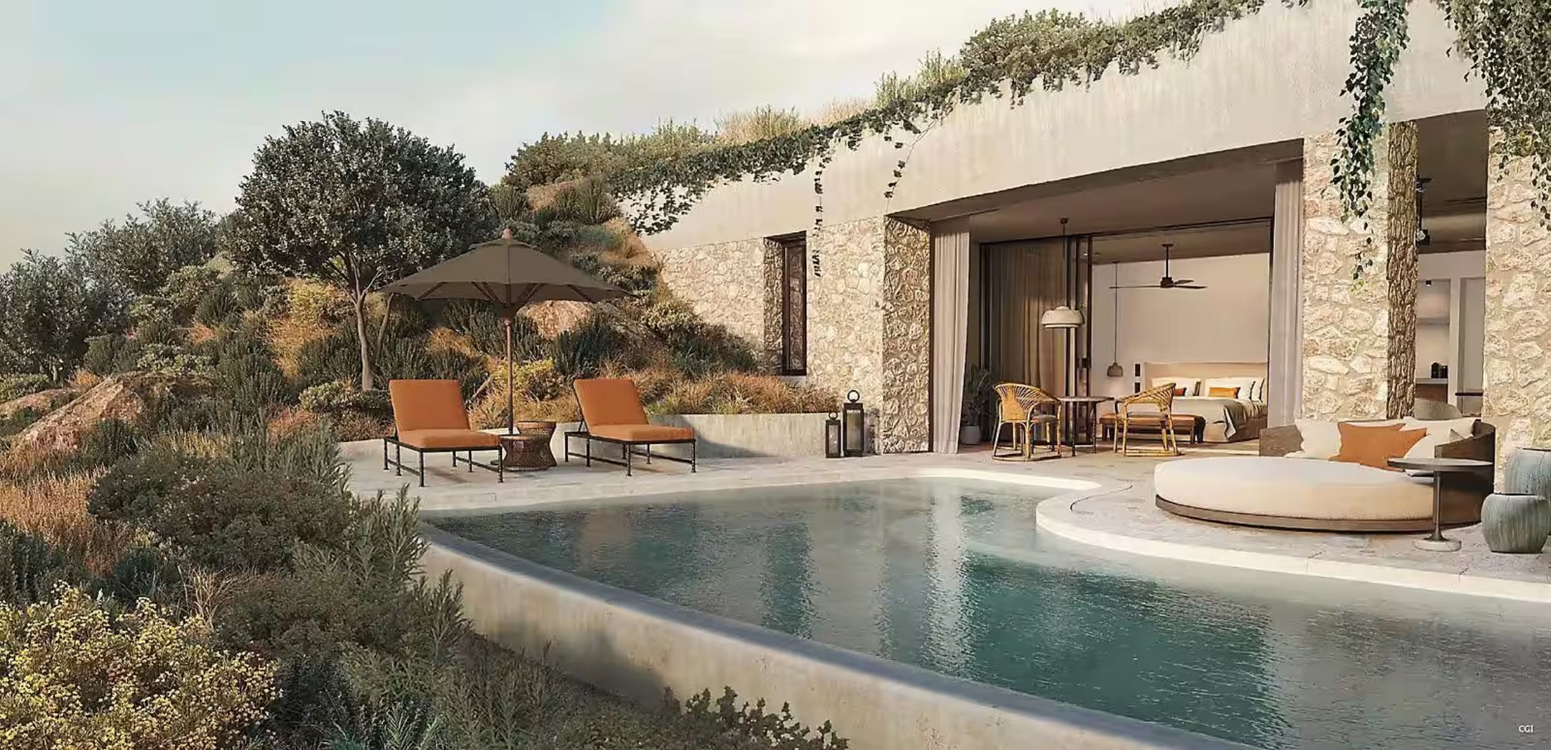 Two Bedroom Mandarin Pool Villa  room