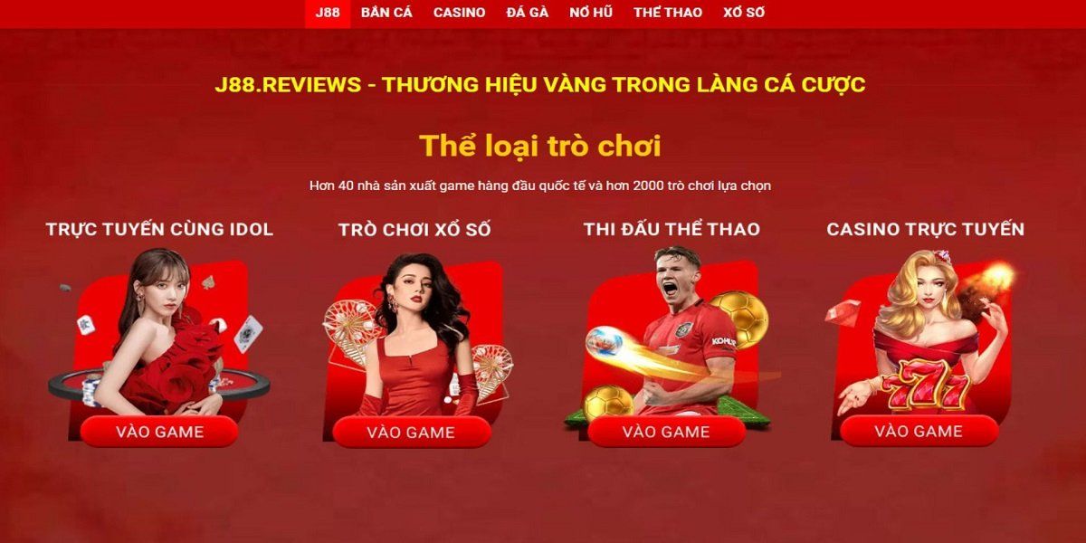 J88 Sân Chơi Cá Cược Hấp Dẫn Cover Picture