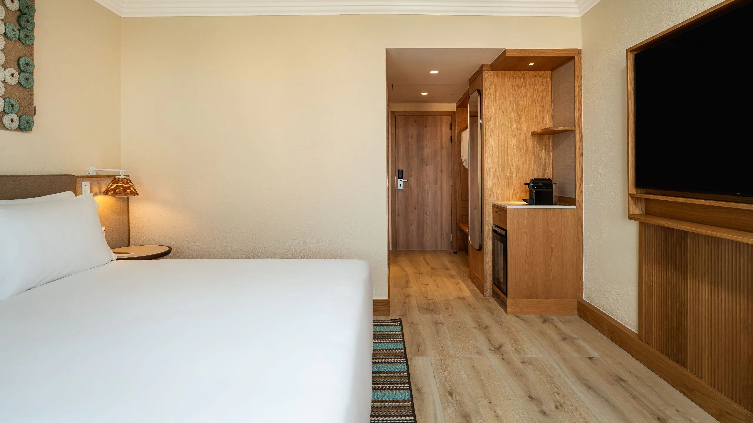 1 King Bed with Sofa Bed room